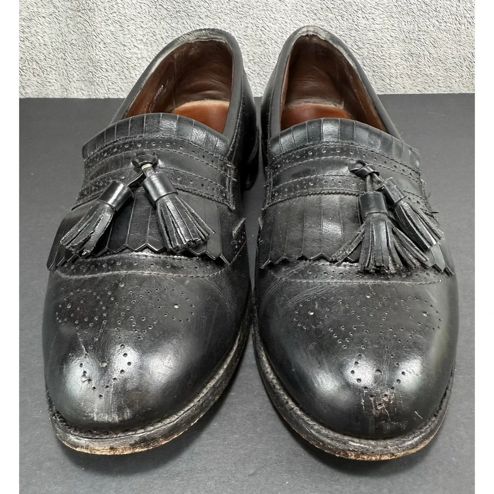 Allen Edmonds Bridgeton Tassel Loafers Men's 12‎ C Leather Black